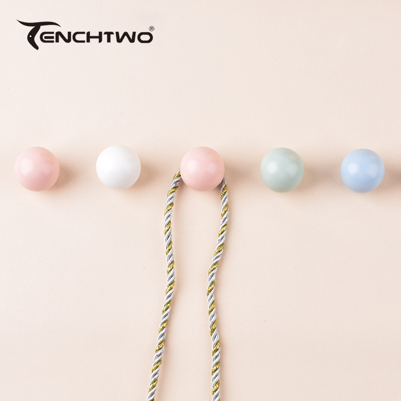Furniture Hardware Parts - Crochet rond en céramique, crochet de