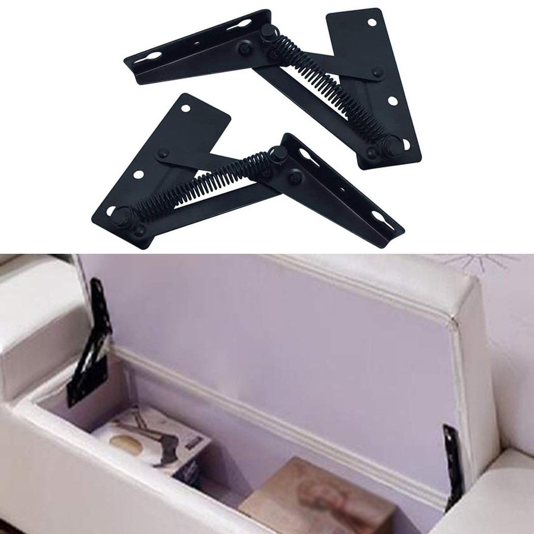 Furniture Hardware Black - Charnière de canapé-lit en acier, 3