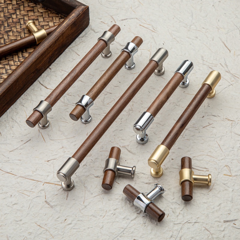 Japanese Furniture Hardware - Poignées de meubles en bois de