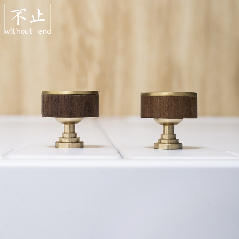 Poignée en bois de noyer de st - Japanese Furniture Hardware avis et prix