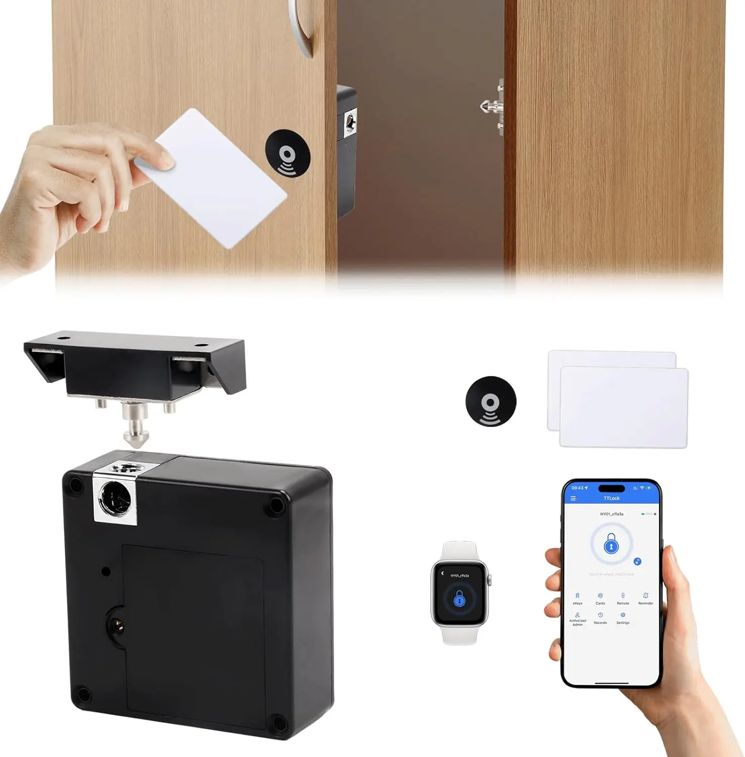 Serrure électronique intellige - Furniture Hardware Wood avis et prix