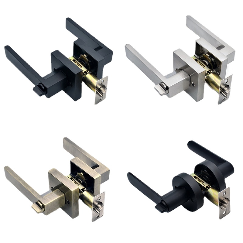 Poignée de porte noire, serrur - Zinc Furniture Hardware avis et prix