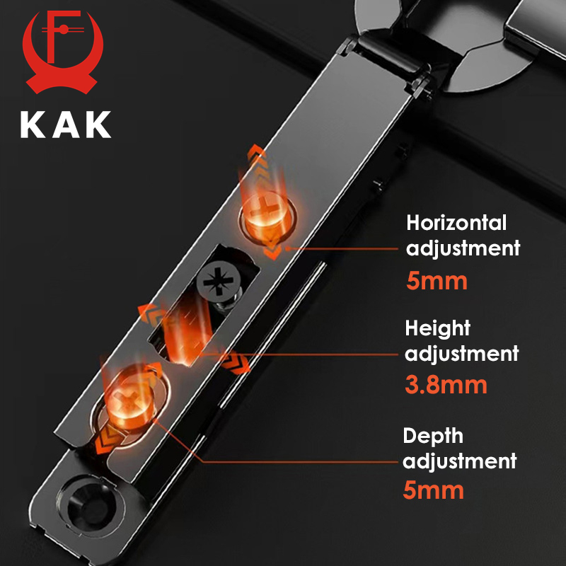 KAK 2 pièces charnières de cui - Furniture Hardware Black avis et prix