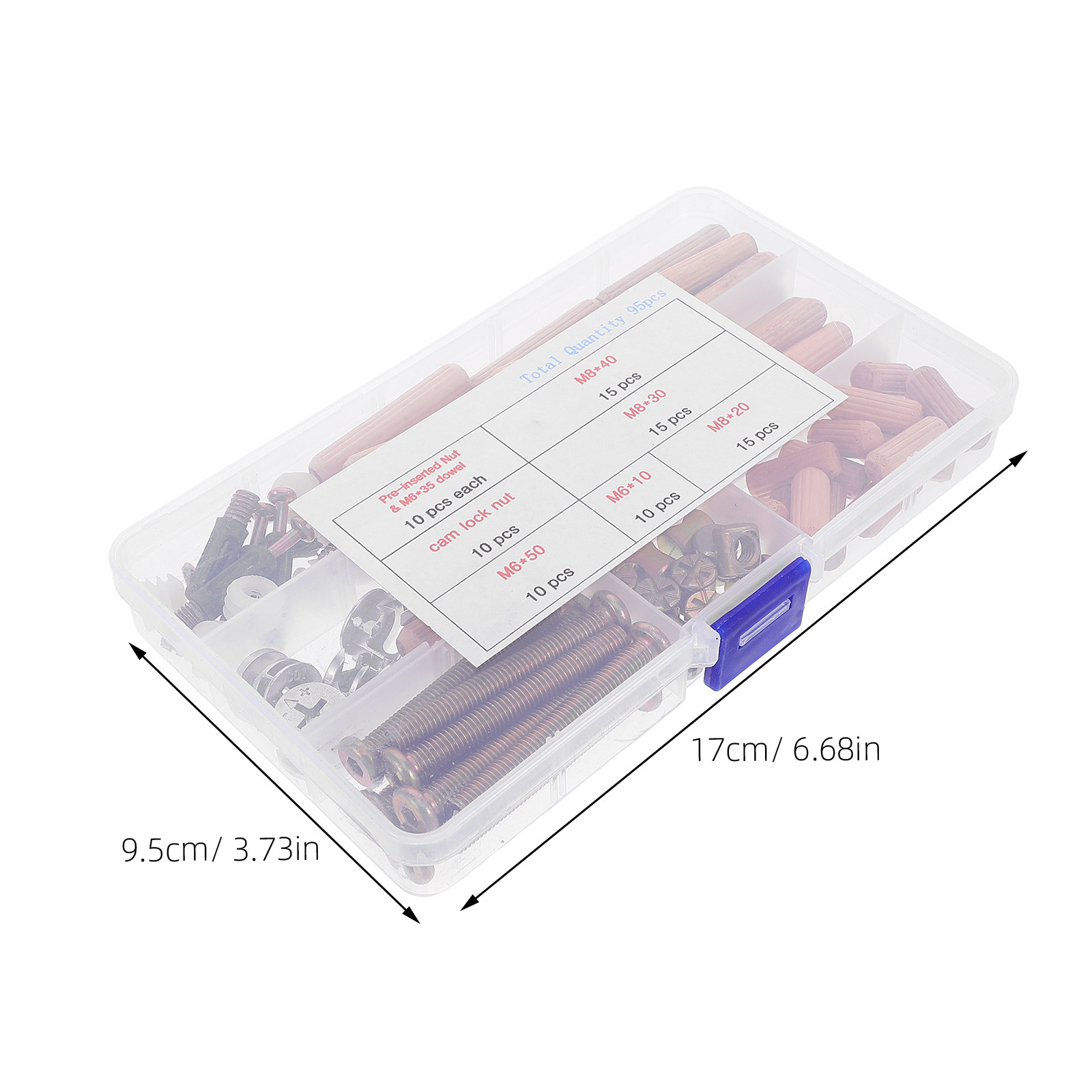 Kit de 95 pièces de connecteur - Furniture Hardware Wood avis et prix